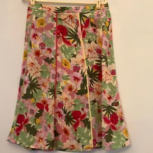 Requirements floral print skirt.  Size 12 27”